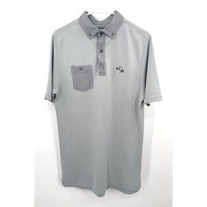 FJ Foot Joy Bay Hill Gray Polo Mens‎ Sz M
